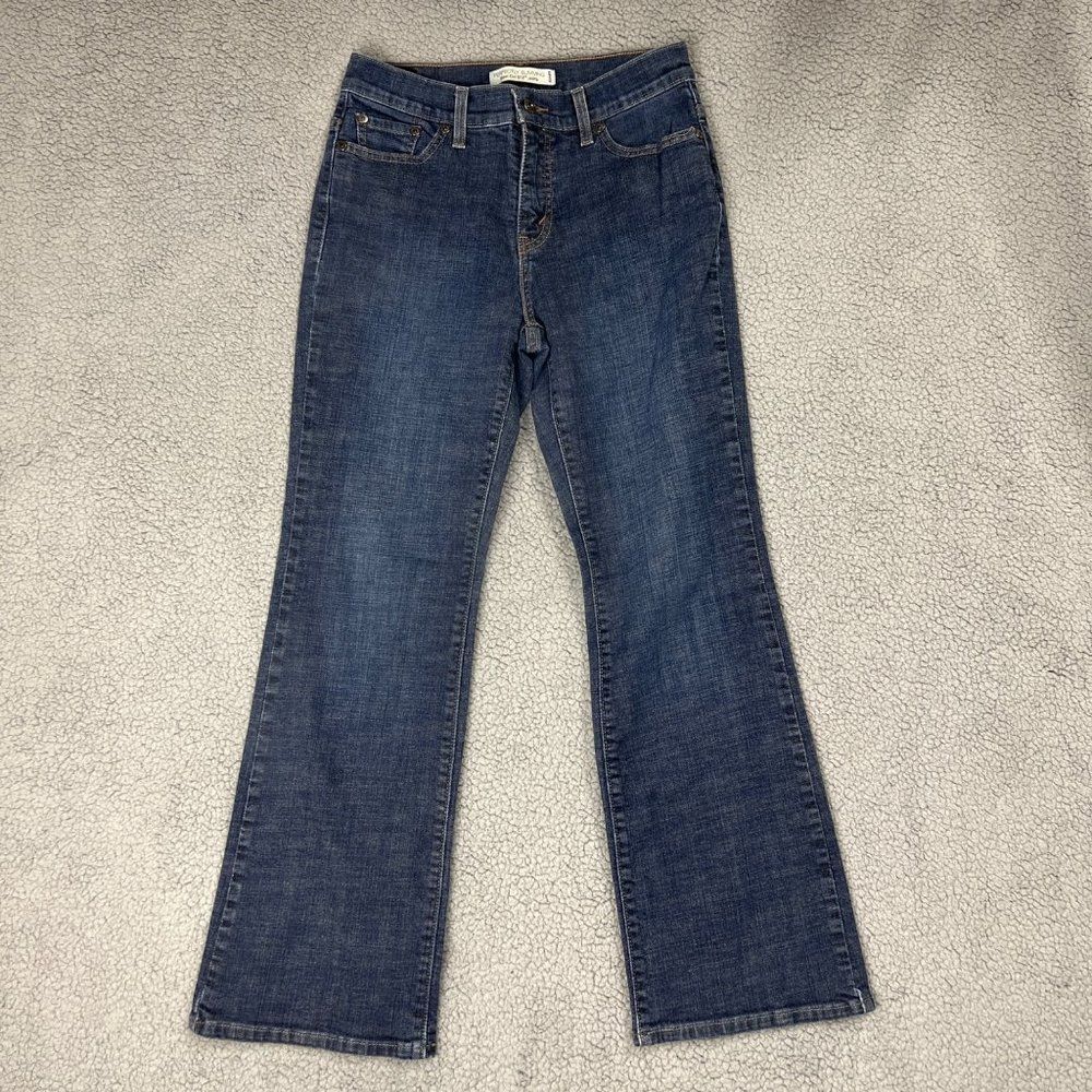 Levi’s Jeans Womens 8 Petite 512 Perfectly Slimming Bootcut Dark Blue